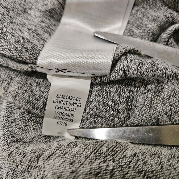 Old Navy Women's Extra‎ Small Gray Long Sleeve Knit Swing Dress NWT - Picture 5 of 7